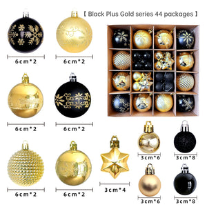 Christmas decoration 6cm electroplated ball plastic ball special-shaped painted Christmas ball gift Christmas tree pendant