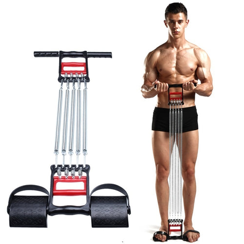 Spring Chest Developer Expander Men Tension Puller Fitness Stainless Steel Muscles Exercise Workout Equipment Resistance