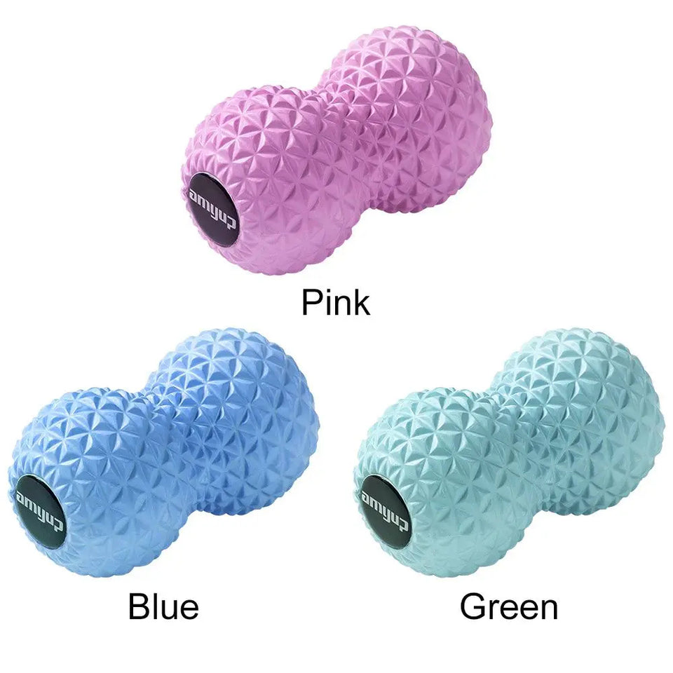 EVA Peanut Massage Ball Double Lacrosse Massage Ball Mobility Ball for Physical Therapy Deep Tissue Massage Tool Back Hand Foot