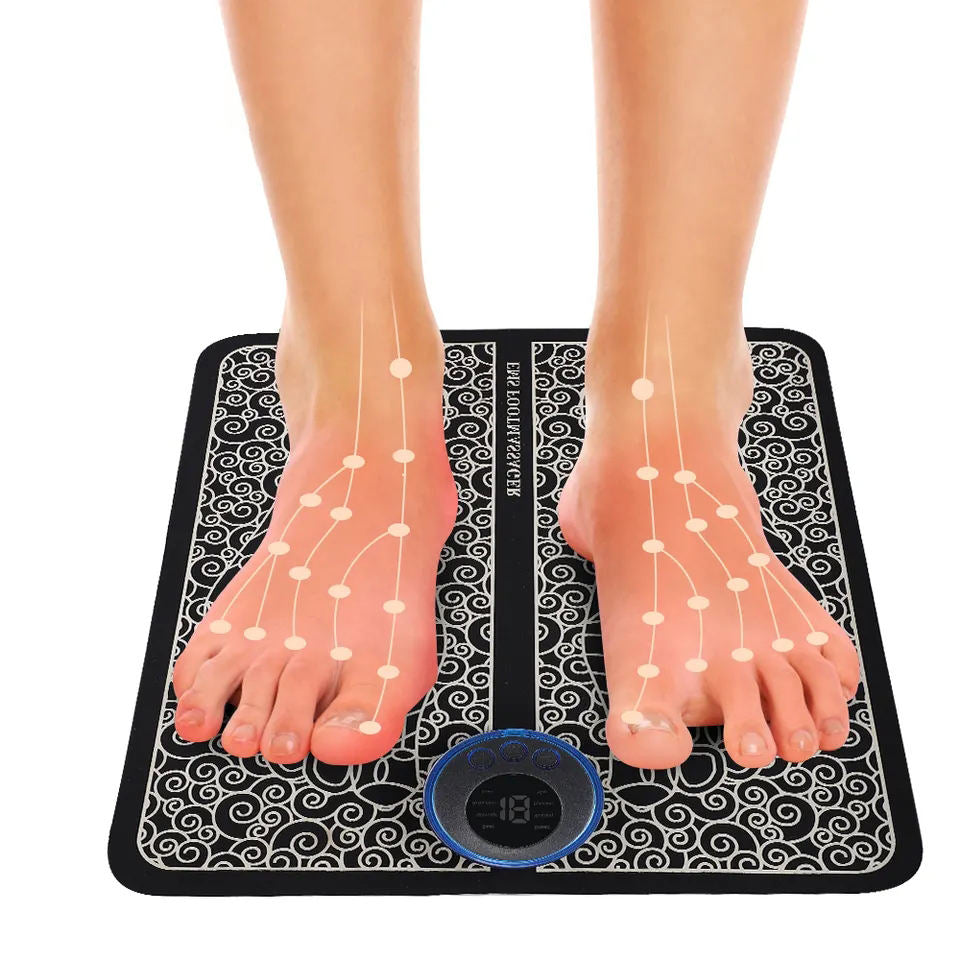 Hot Products Massage Pad Feet Muscle Stimulator Massage Mat Heated Electric Foot Massager For Old People