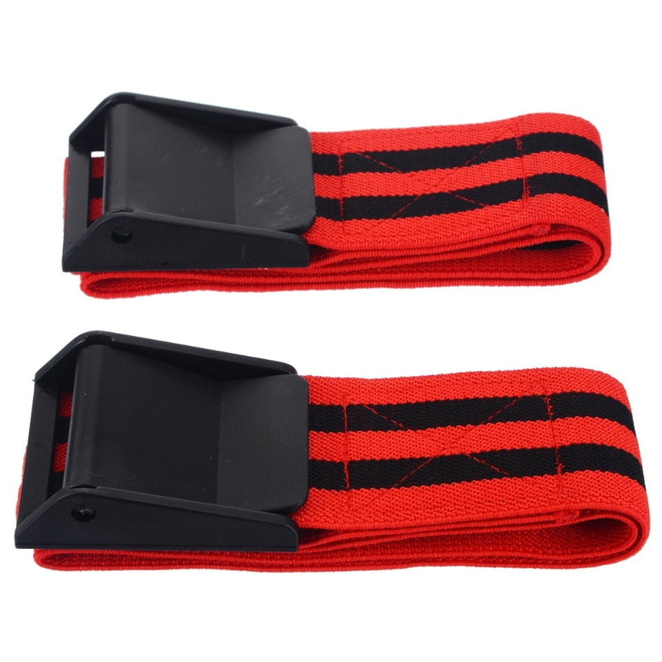 1 Pair Red Occlusion Bands Fitness Gym BFR Bands Blood Flow Restriction Occlusion BFR Tourniquet Training Biceps Bands