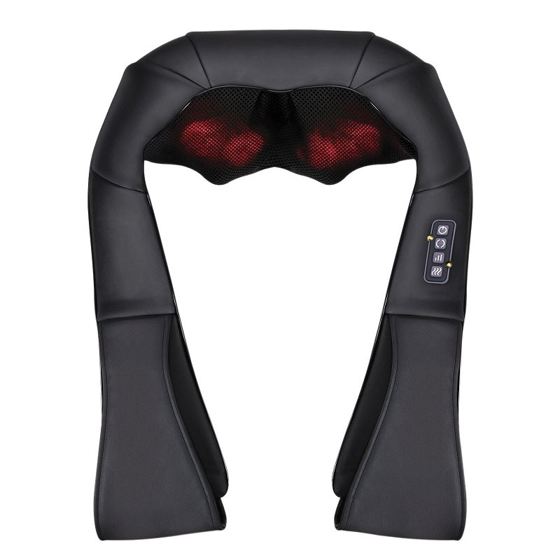 LUYAO LY-580A+1 shiatsu deep kneading heated Neck shoulder back body massager massage belt shawl massage machine