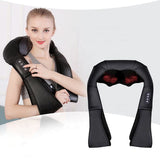 LUYAO LY-580A+1 shiatsu deep kneading heated Neck shoulder back body massager massage belt shawl massage machine