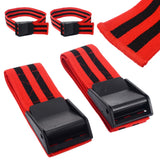 1 Pair Red Occlusion Bands Fitness Gym BFR Bands Blood Flow Restriction Occlusion BFR Tourniquet Training Biceps Bands