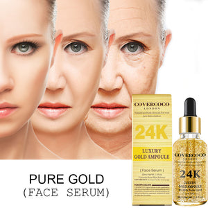 24K Serum Facial Complexion Brightening Moisturizing Skin 30ml Essence Facial Serum