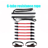 Resistance Band  Pilates Stick Gym Exercise Muscle Power Tension Bar With Fitness Stick Home Body Work Out Fitness Pull Rope