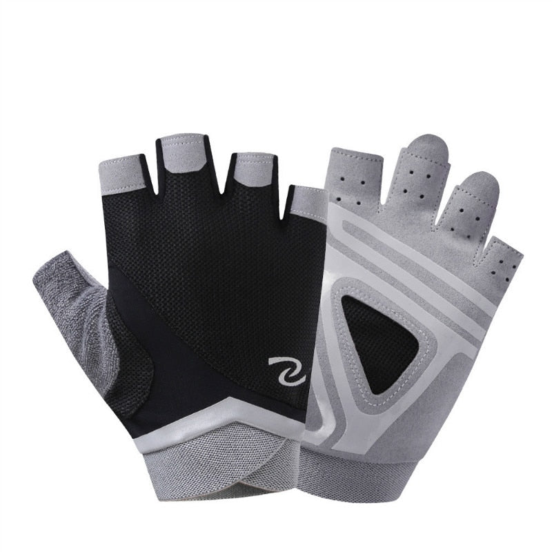 Professional Gym Gloves Women Weight Lifting Crossfit Workout Fitness Gloves Breathable Bodybuilding Half Finger Hand Protector