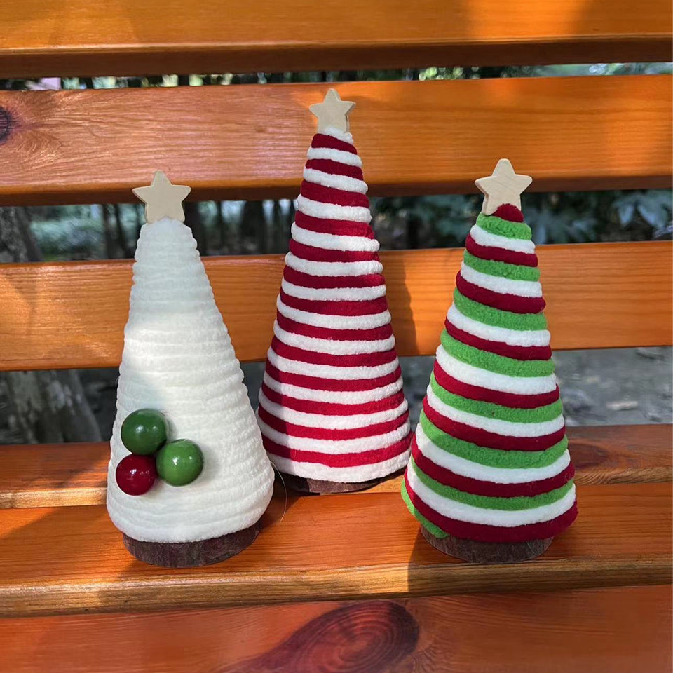 Christmas Mini Christmas Tree Table Shelves Scene Decoration Tray Ornaments