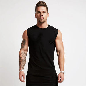 Muscleguy Brand Gyms Clothing Workout Sleeveless Shirt Tank Top Men Bodybuilding Fitness Mens Sportwear Muscle Vests Men Tanktop